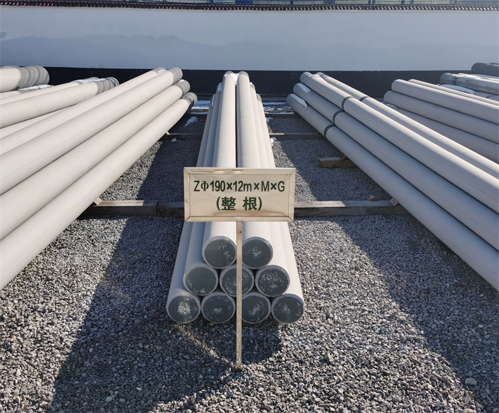 青山190×12米钢筋混凝土水泥电线杆